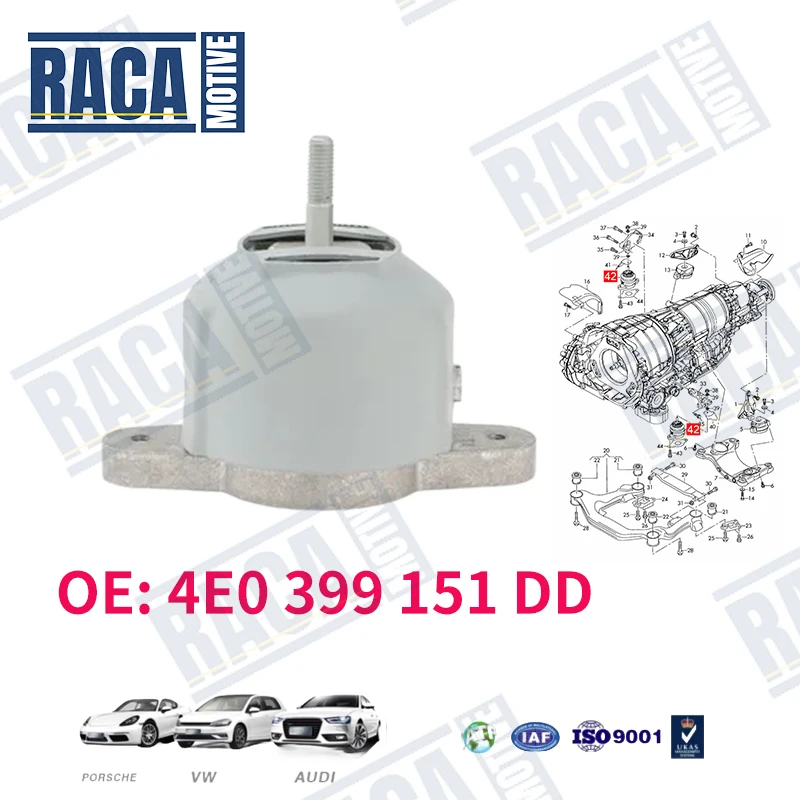 For Audi A8 D3 4.2 V8 2004-2010 S8 2003-10 Left/Right Transmission Mount 4E0399151DD 4E0399151CE 4E0399151AR 4E0399151AQ