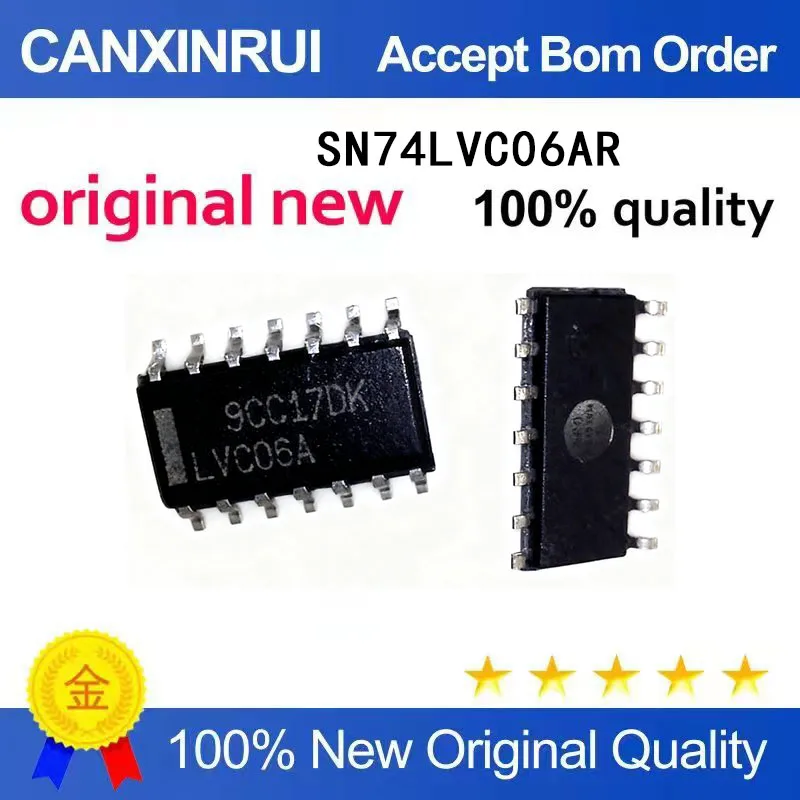 (5-100 Pieces)New stock LVC06A 74LVC06A SN74LVC06AR DOP-14