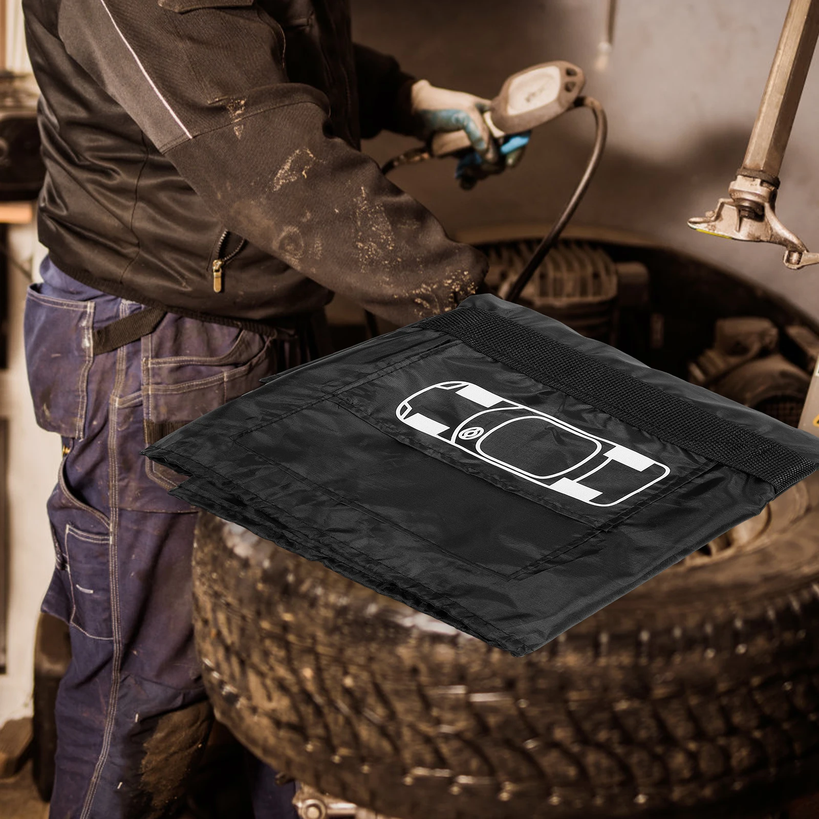 

Car Tire Cover Portable 190t Polyester Durable Rv Truck Trailer Wheel Protective Cover Against Tire Covers