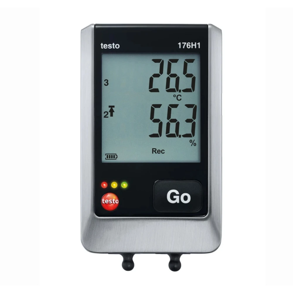4-Kanal-Datenlogger Testo 176 H1 Digitaler Datenlogger für Temperatur und Luftfeuchtigkeit