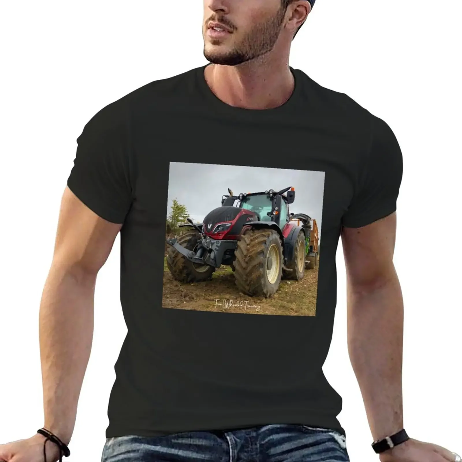 Valtra Tractor by Four Wheeled Farming T-Shirt quick drying oversizeds Aesthetic clothing oversized t shirt men