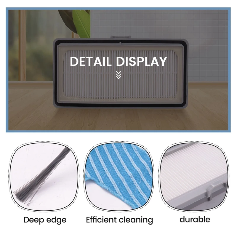 Side Brush Filter Mop For Midea VCR07 VCR08 MR09 Samsung VR05R5050WK Robot Vacuum Cleaner Parts Replacement