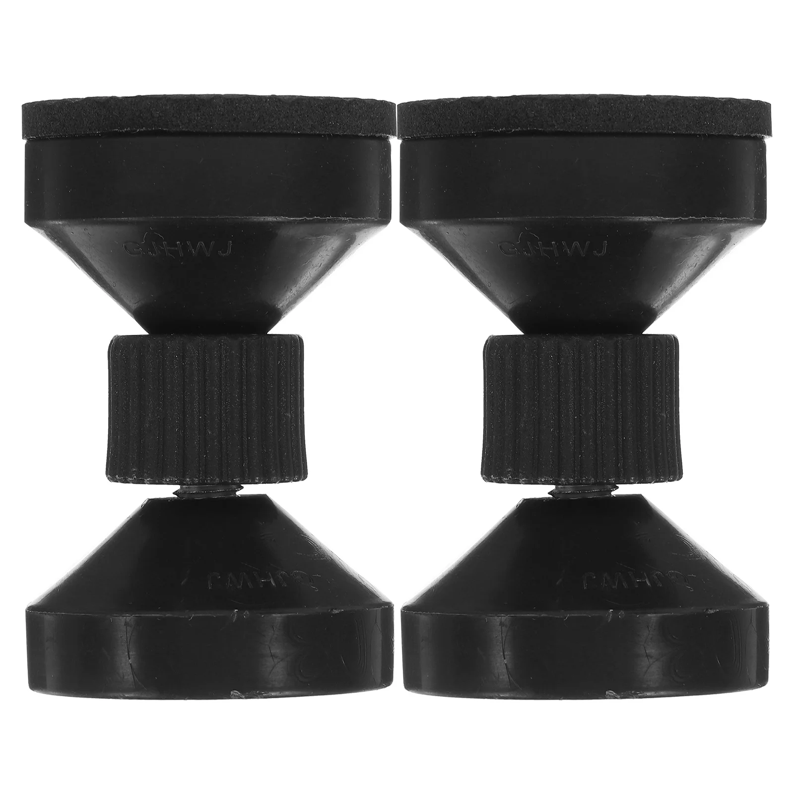 

2pcs Adjustable Threaded Bed Frame Anti-Shake Tool Eva Pad Wall Protector Headboard Stabilizer For Bedroom Living Room Hotel