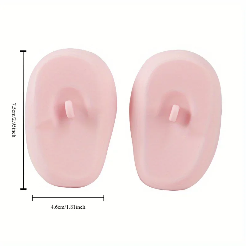 Silicone Ear Covers Ear Cap Earmuffs Waterproof Earmuffs for Shower Hair Dyeing Hairdressing Accessories