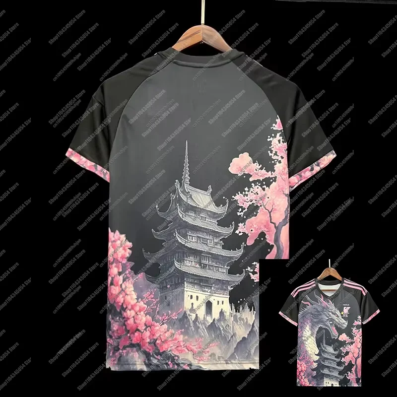 

Футболка Summer Dragon Anime Collaboration, японская национальная сборная, футбольный трикотаж, тренировочная одежда, спортивная одежда, топ с короткими рукавами