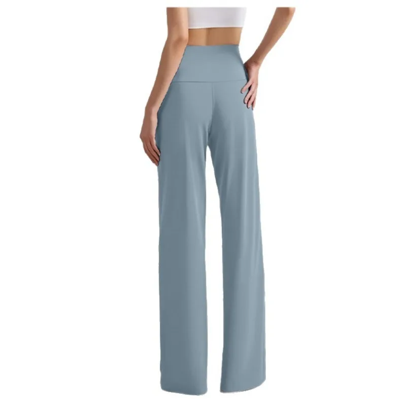 

Women High Waist Wide Leg Yoga Pants Quick Dry Breathable Loose Versatile Fitness Pants