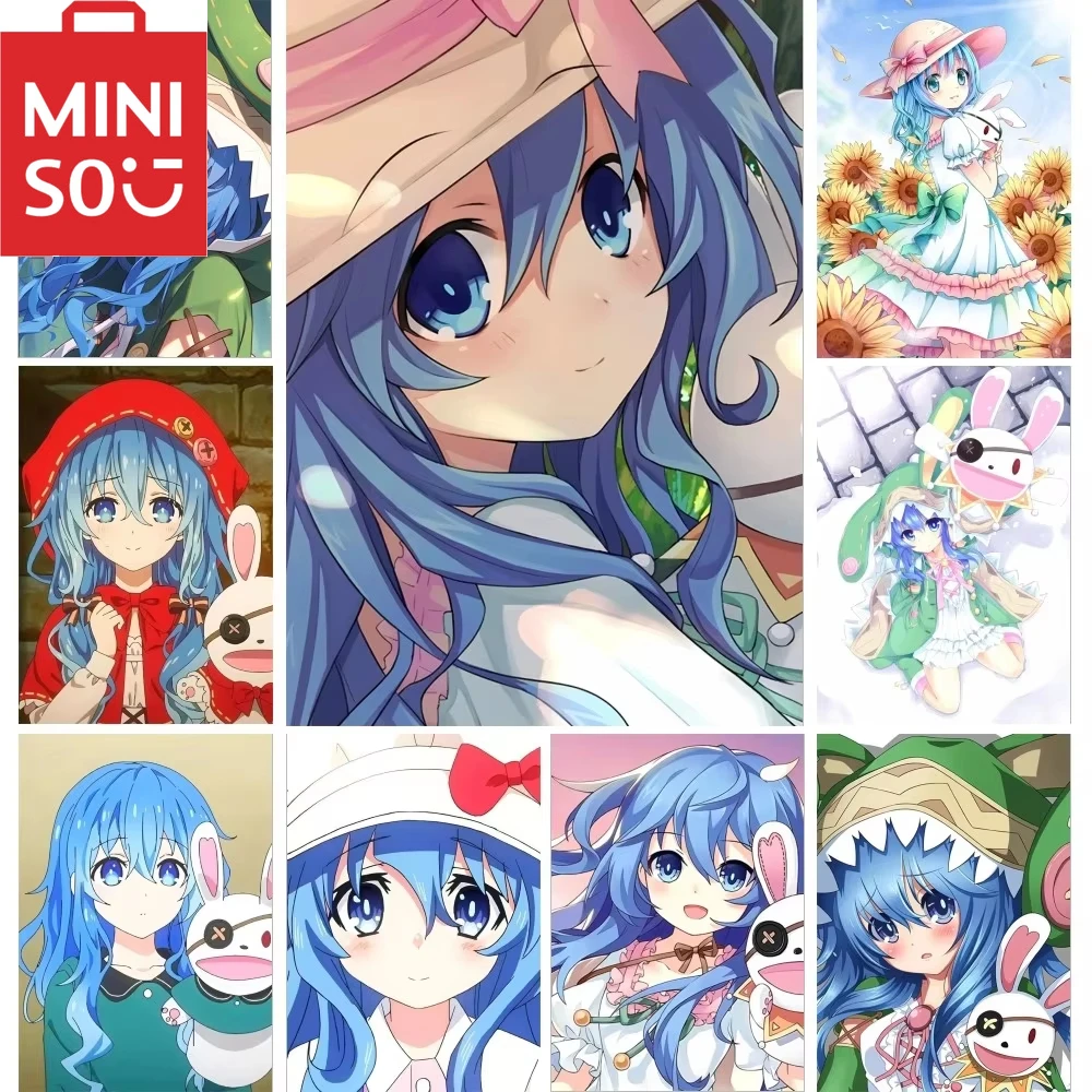 MINISO DIY pintura al óleo por números Himekawa Yoshino Anime fecha A Live decoración del hogar pared decoración de la sala de estar marco de regalo