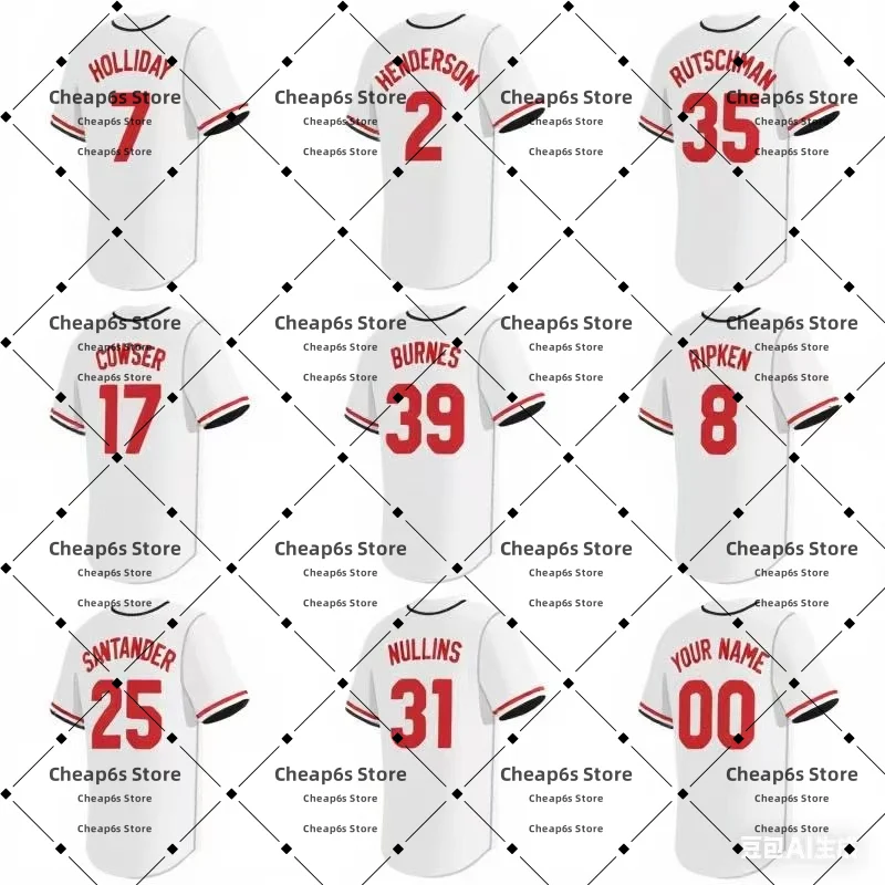 

Men's Youth Embroidery Cal Ripken Jr. Holliday Adley Rutschman Baltimore American Baseball Jersey