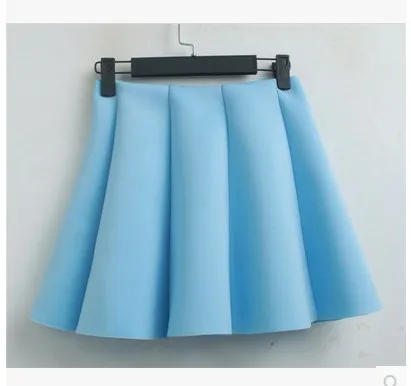 

Новая короткая юбка до половины тела в стиле ретро, утягивающие эластичные плиссированные мини-юбки трапециевидной формы с высокой талией Mujer Faldas