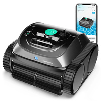 Wireless Robotic Swimming Pool Cleaner C1 APP Control, Clean Floor Wall Waterline, Pools Cleaning Robot, Runing Time 120mins