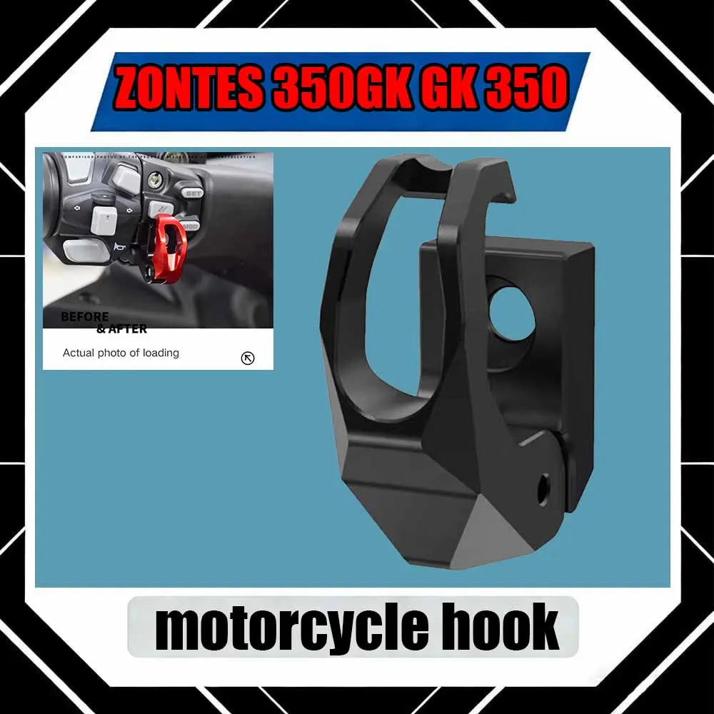 

For ZONTES 350GK GK 350 Bicycle handlebar hook modified as a handlebar hanging hook accessory
