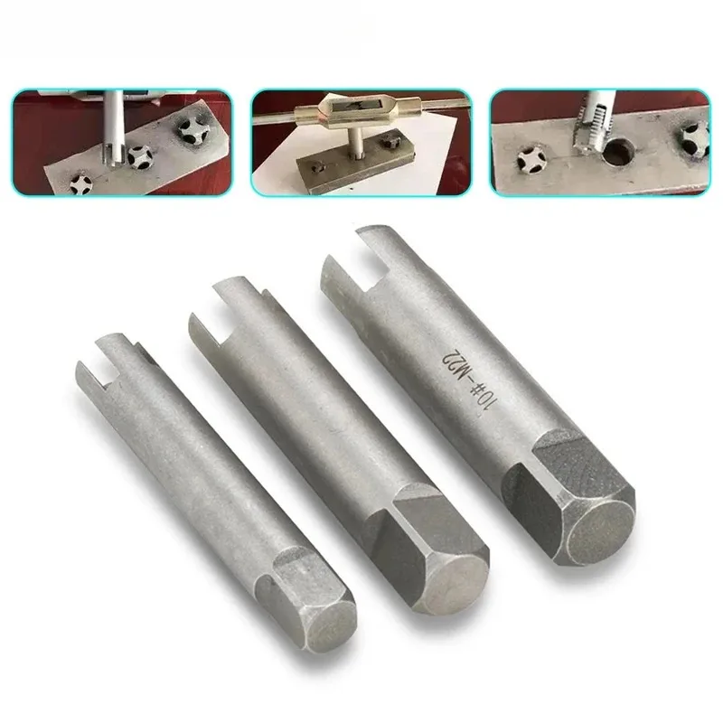 

Dies Screw Tap Extractor Metalworking Hand Tools Alloy Steel Broken End Tap Extractor M4/M5/M6/M8/M10/M12/M14/M16/M18 Tap Wrench
