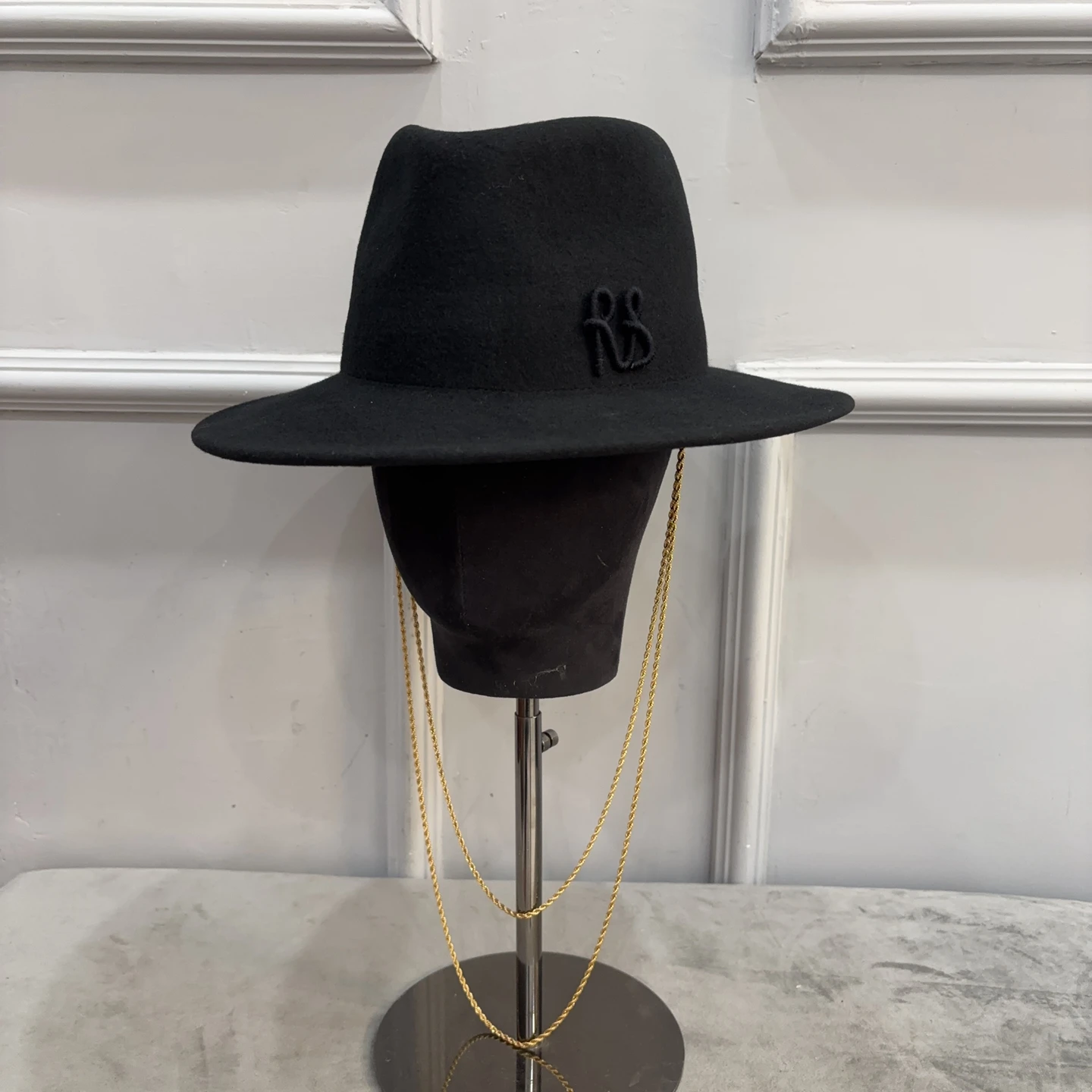 

2024 new arrival Monogram-embellished Fedora Hat for women