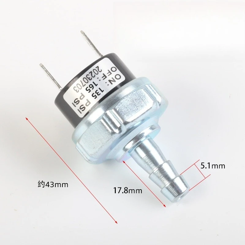 Suitable for High and Low Pressure Oil Pressure Small Vacuum Pagoda Rat Tail Pressure Switch