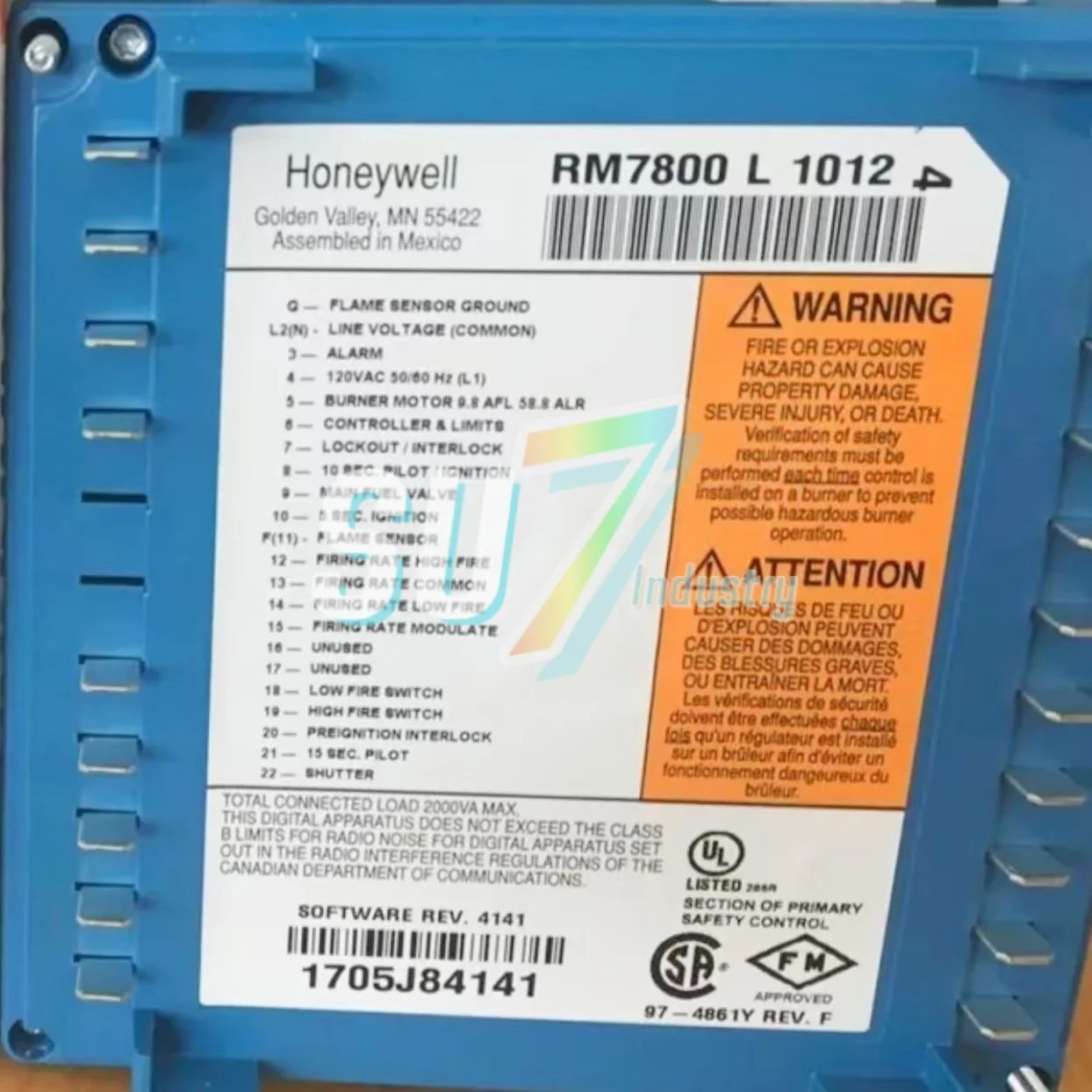 RM7800L1012 RM7840L1018 Burner Control ใหม่ในโกดัง