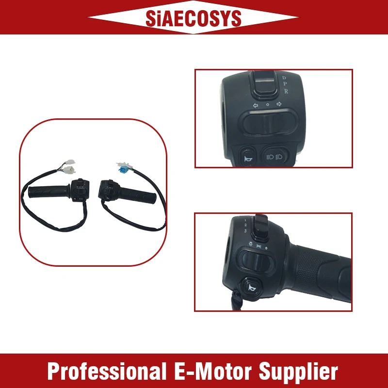 Multi-Function Button Switch Electric Motorcycle Throttle Kits