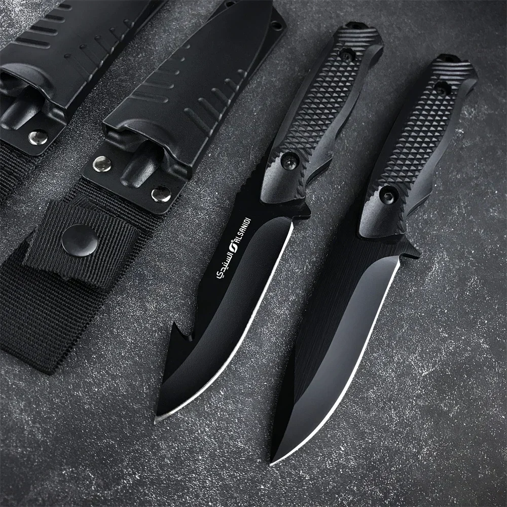 

High Hardness Tactical Outdoor Straight Knife Camping Self-defense Bushcraft Survival Utility Combat Knives EDC Tool Sheath