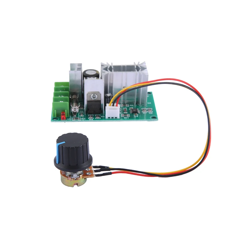 A47U 20A PWM DC Motor Speed Controller 12V 24V 36V 48V with Potentiometer Knob Switch