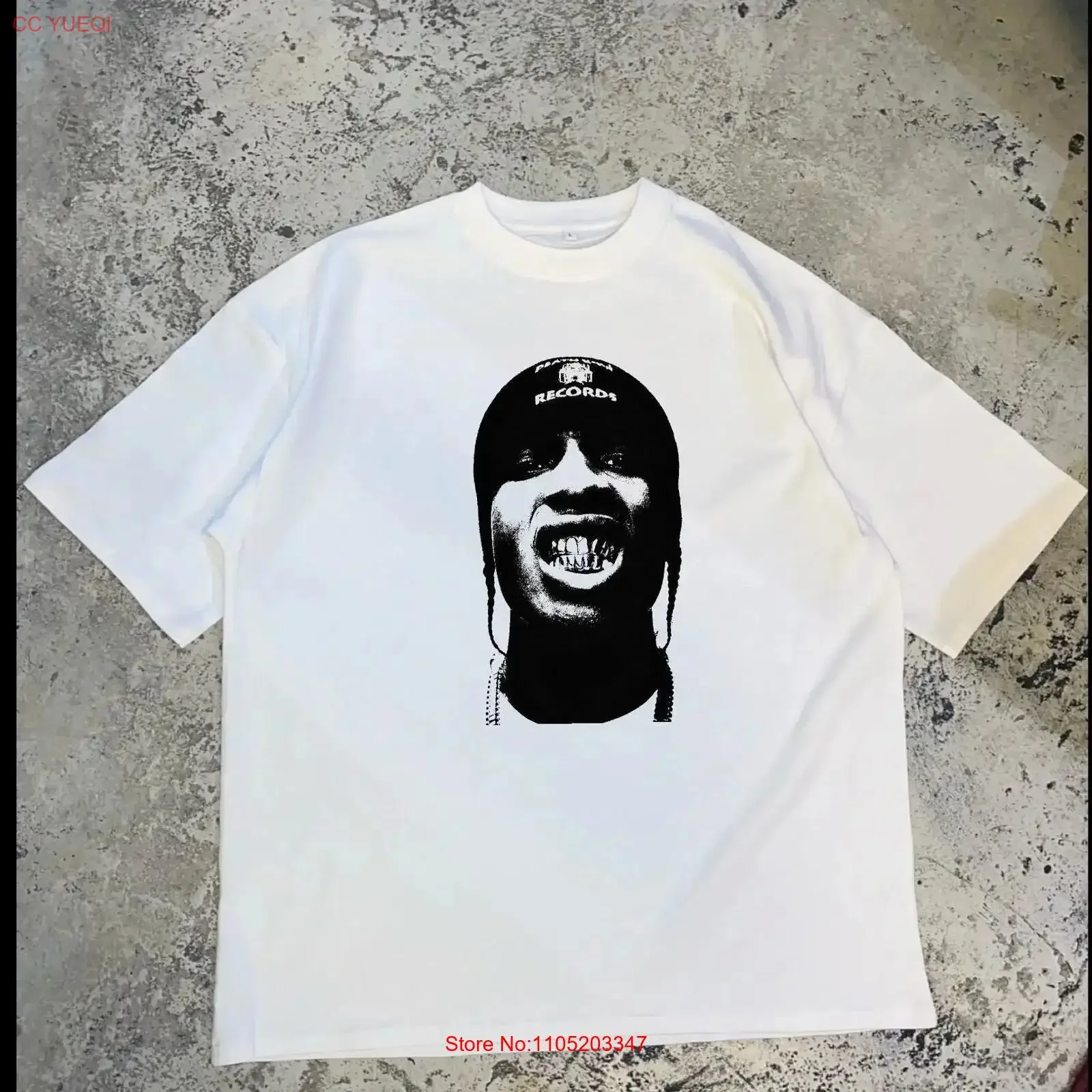 

Vintage style hip hop rap tee bootleg 90s oversized drop shoulder heavyweight T shirt in white All sizes available vintage