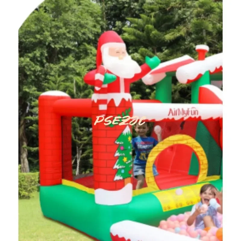 Home Christmas Halloween Inflatable Castle Small Castle Outdoor Mischievous Castle