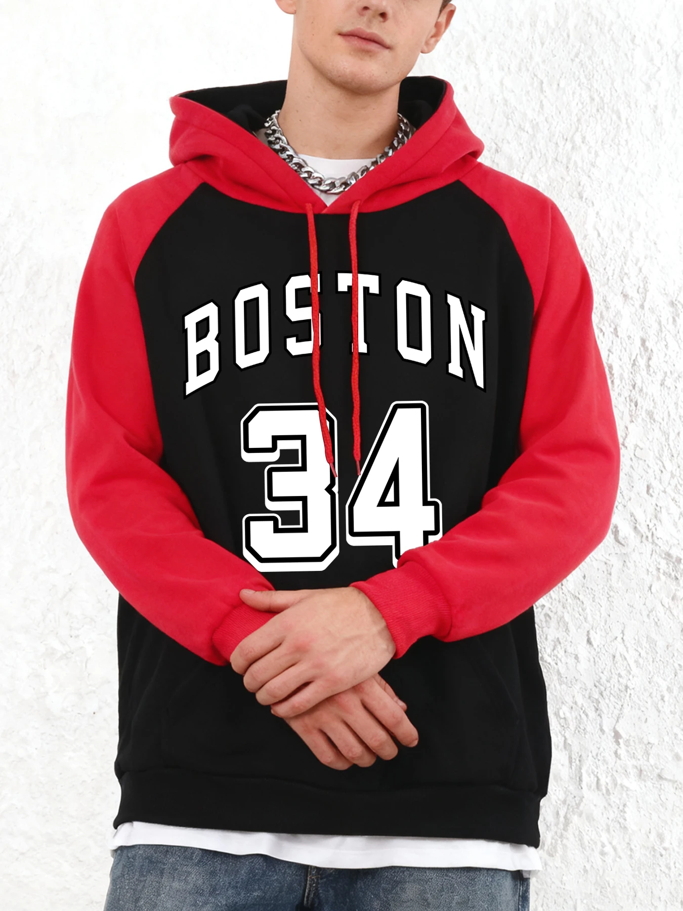 

Мужские худи с принтом Boston 34 Art Letter, распродажа, осенние повседневные топы, удобные модные худи, мягкая уличная одежда