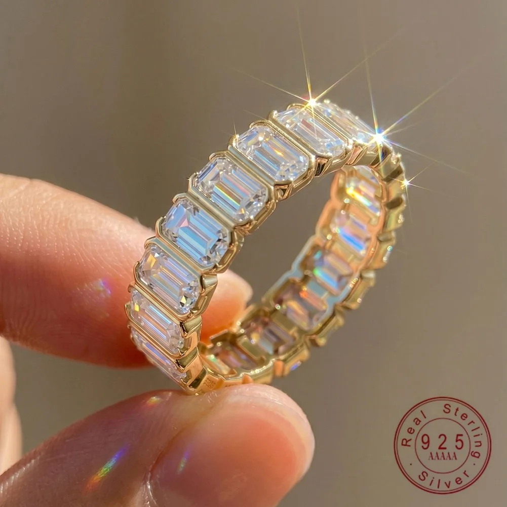 1CT Marquise Cut Moissanite Engagement Ring 925 Sterling Silver 18K Gold Plated Halo Wedding Band Women Promise Fine Jewelry