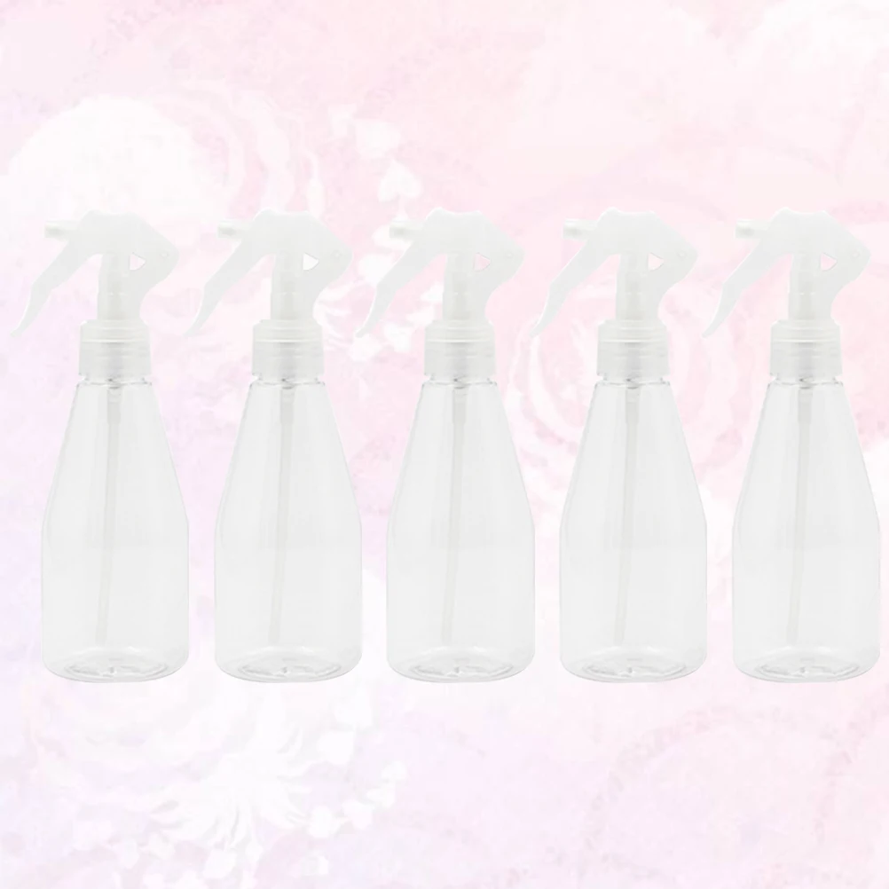 5 pz Mini Bottiglie Spray 200 Ml Contenitori Vuoti Trasparenti Da Viaggio Per Olio Essenziale Profumo Spruzzatori Nebbia Portatili