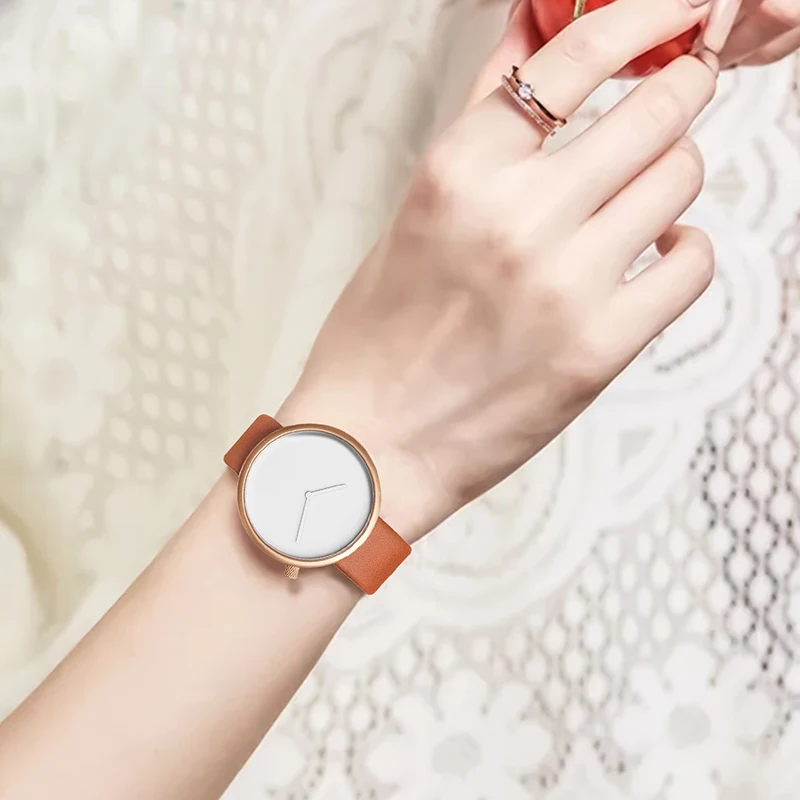 Women's Minimalist Style Leather Watch