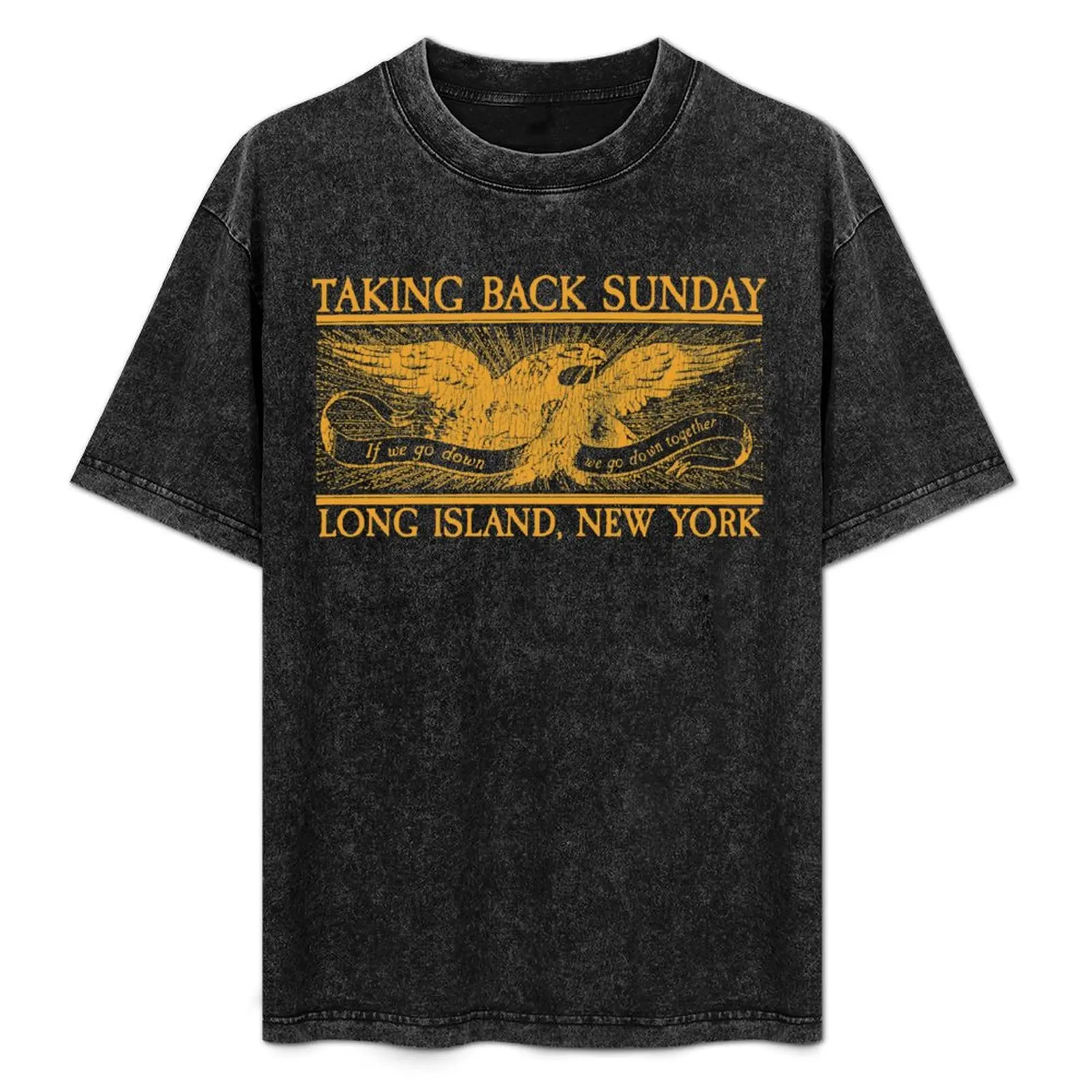 

TBS: Gold Eagle T-Shirt Casual Daily Graphic Tee