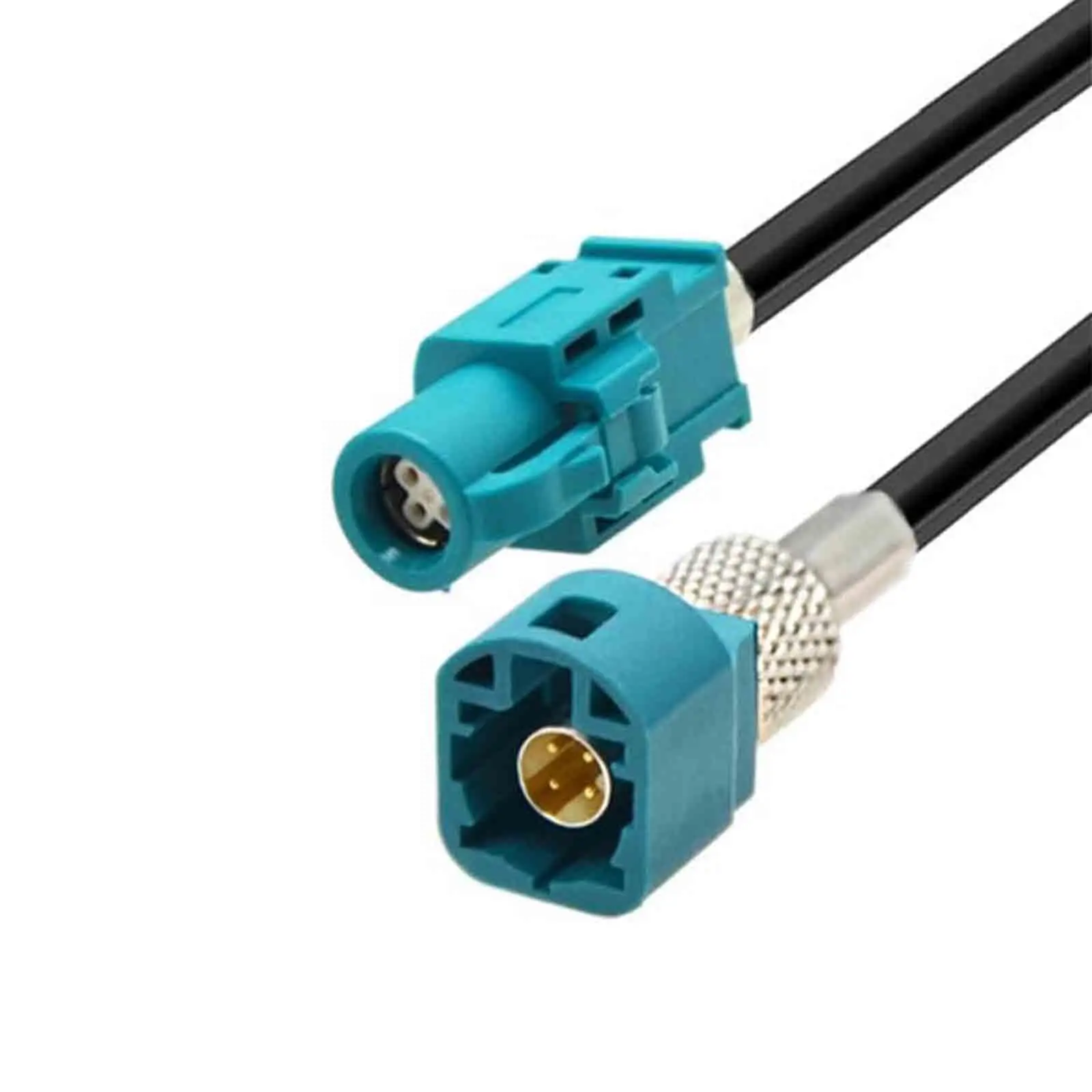HSD LVDS Z Plug to Z Jack Straight Vehicle Car Camera Extension Cable Assembly 50CM
