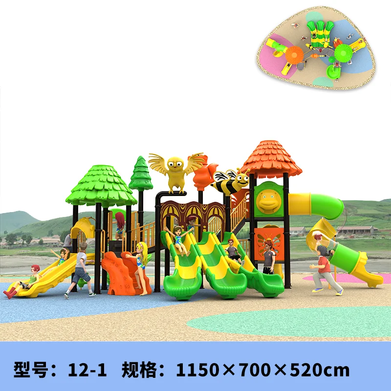 Custom theme good quality kids indoor outdoor playground equipment play house children amusement park