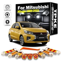 TPKE For For Mitsubishi Mirage 1989- 2017 2018 2019 2020 2021 2022 2023 Car LED Bulb Interior Map Roof Number Plate Light Kit