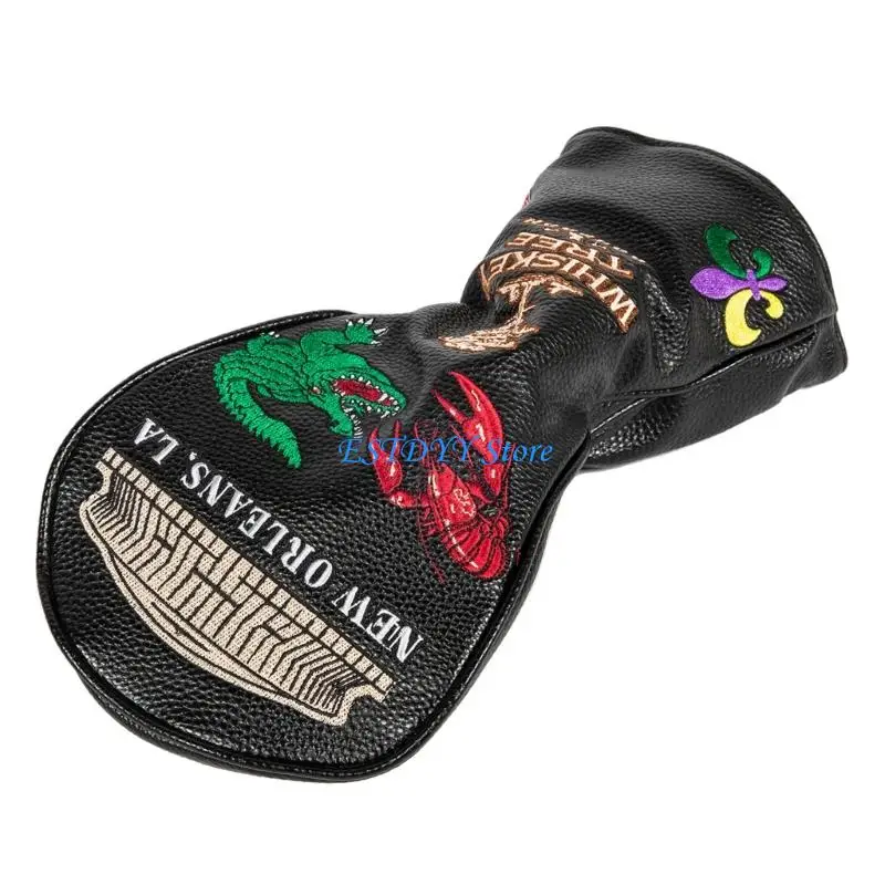 

G6DE Golf Head Cover Driver Headcovers Golf Club Covers Prevents Scuffing And Dust Damage for Woods and