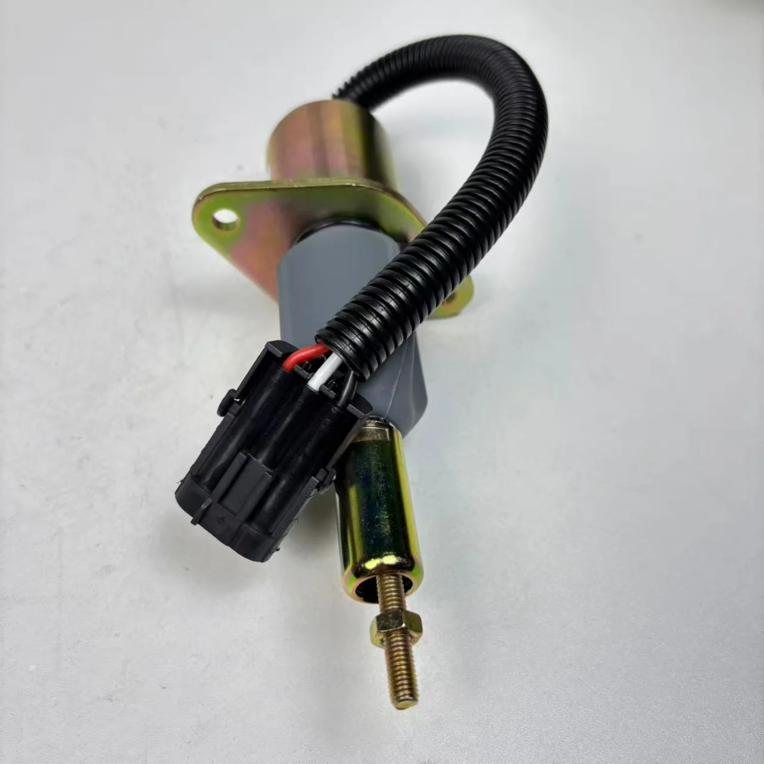 24V Fuel Shut Off Solenoid 3930234 SA-4335-24 For Cummins 6CT 8.3L For Hyundai R290 For Komatsu PC300-7 PC350-7 High Quality