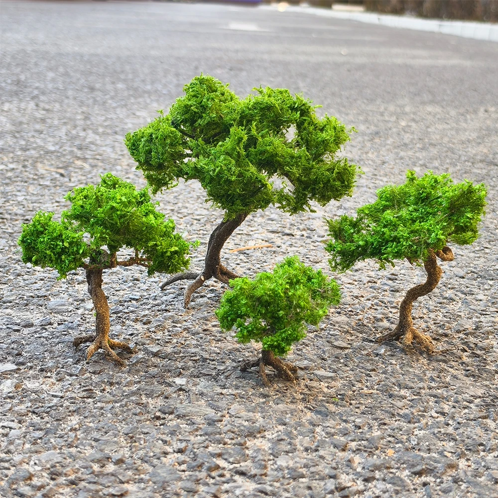 Miniature Guest-Welcoming Pine Trees Model Wire Trees Micro Bonsai Landscape Diy Modeling/Diorama Supplies/Layout/Decoration 1pc