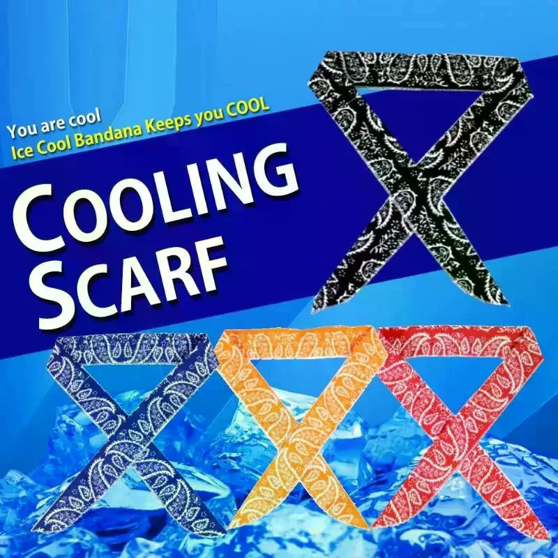 Cooling Ice Scarf Breathable Heat Resistant Adjustable Collar Bib For Dogs Cats Pet Supplies Pet