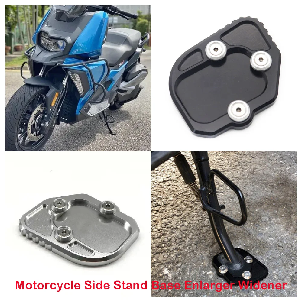 Fits for BMW C400GT C400X C400 X GT ABS 2018-2025 Motorcycle Side Stand Enlarger Extender Plate Base Extension Widener Pad