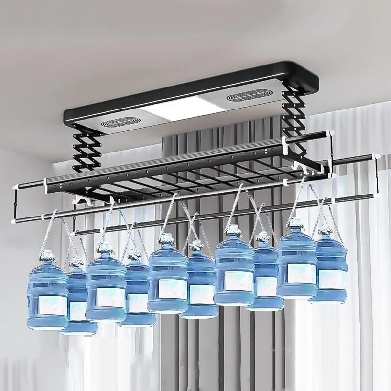 

Electric clothes hanger home balcony intelligent lifting cooling rod top-mounted indoor automatic telescopic voice control dryin