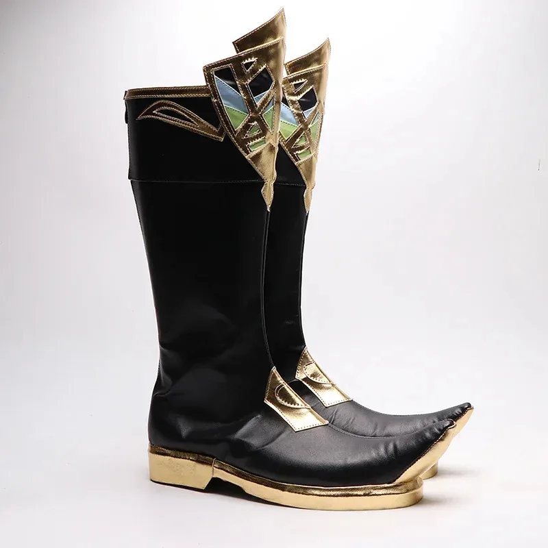 

Обувь RealCos Genshin Impact для косплея Alhaitham, женские ботинки для Хэллоуина для девочек, индивидуальный заказ