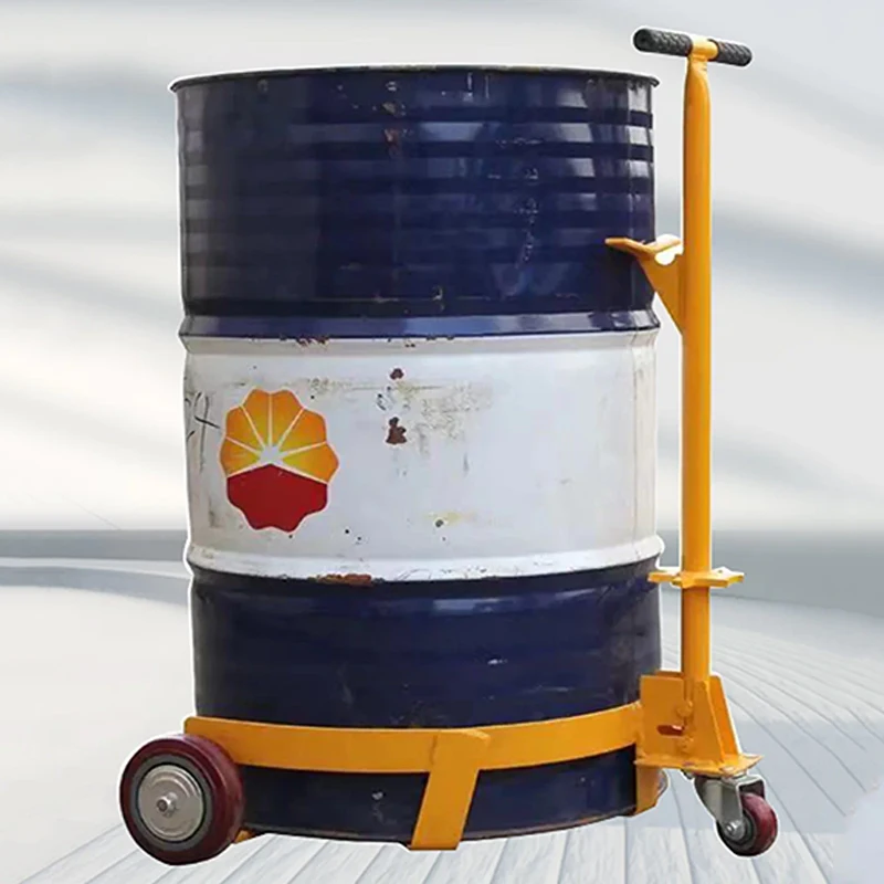 

DC500 Drum Cart 400KG Load Capacity Heavy-Duty Detachable Hydraulic-Assisted Cart for Drum Handling and Transport