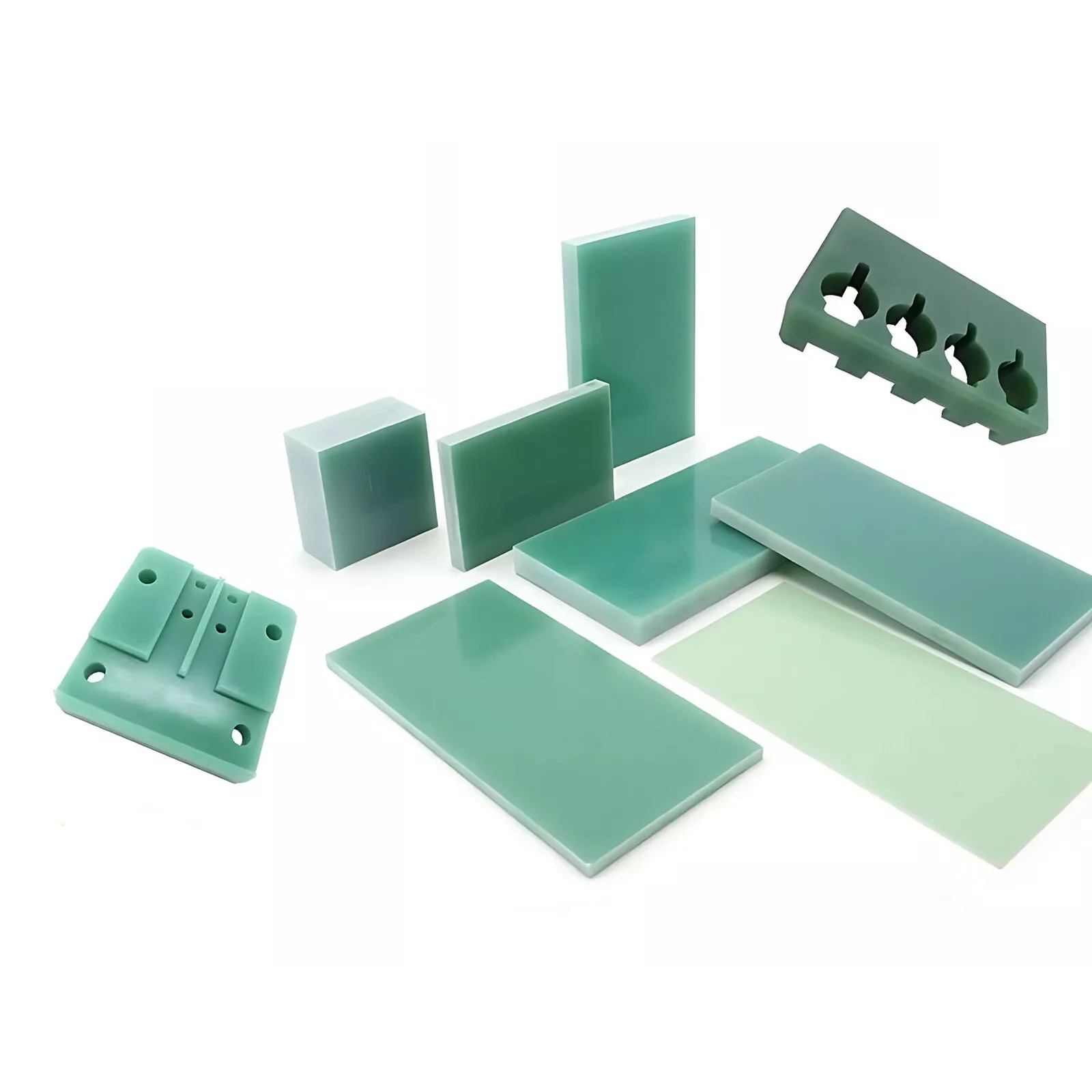 Epoxy Glass Fibre Sheet FR4 Glassfibre Plate Resin Board Thickne 1mm~8mm Water Green G10 Insulation Board 3D Printing