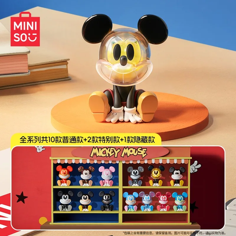 

MINISO Disney Mickey Smile Gravity Series слепая коробка Iconbox фигурка орнамент подарки для девочек сладость праздничные подарки милые