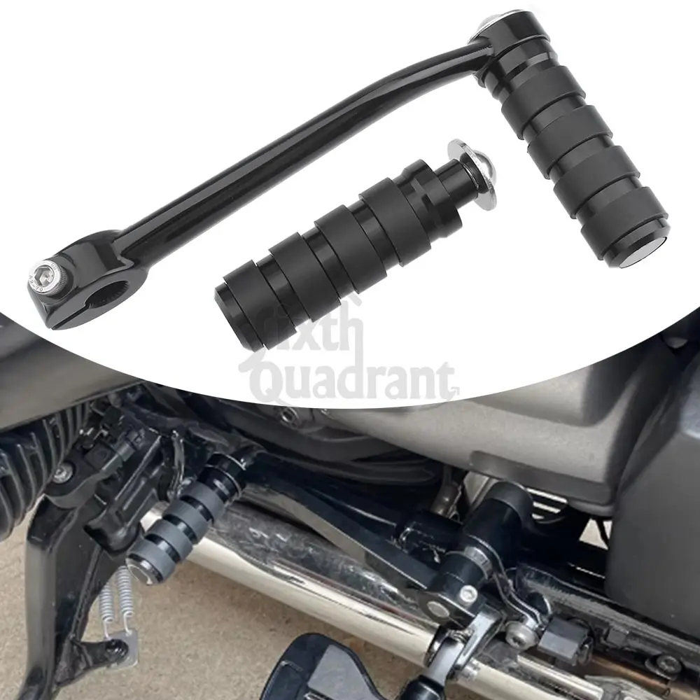 

Motorcycle Foot Heel/Toe Shift Lever Kit Shifter Peg Rear Gear-Shift Black For BMW R18 Classic 100 Years Roctane R18B 2020-2024