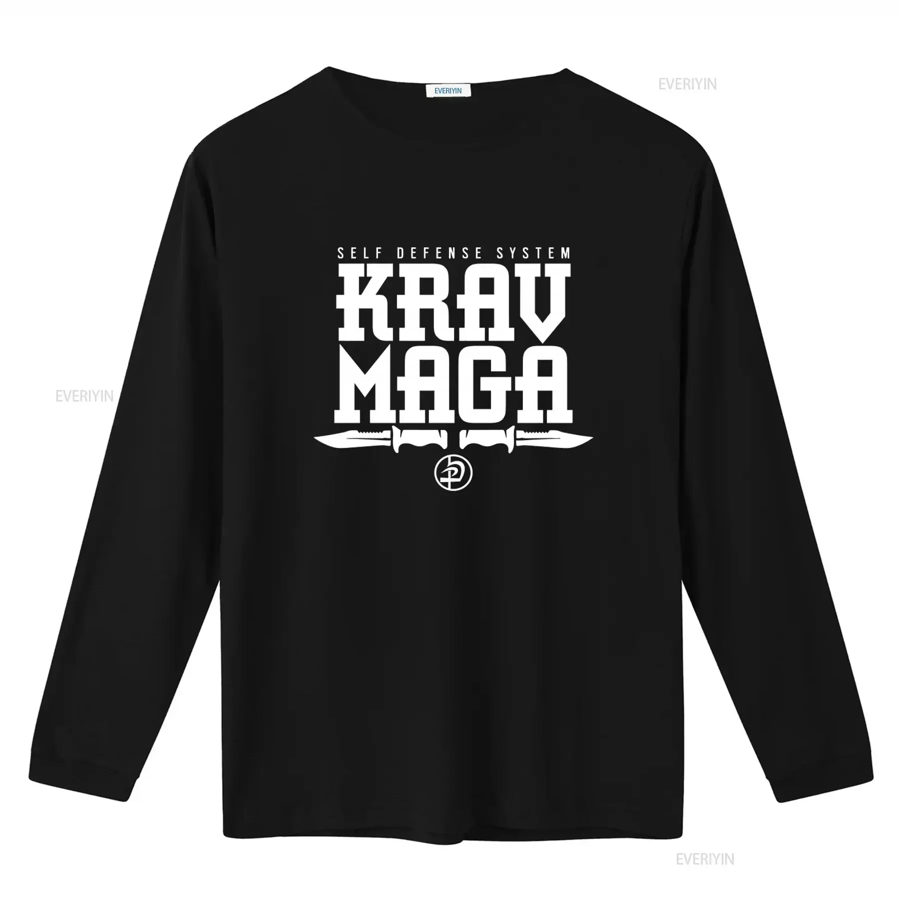 Krav Maga Self Defense System Printing T Shirt for Streetwear  vintage Washed Breathable graphic designer clothes Versatile