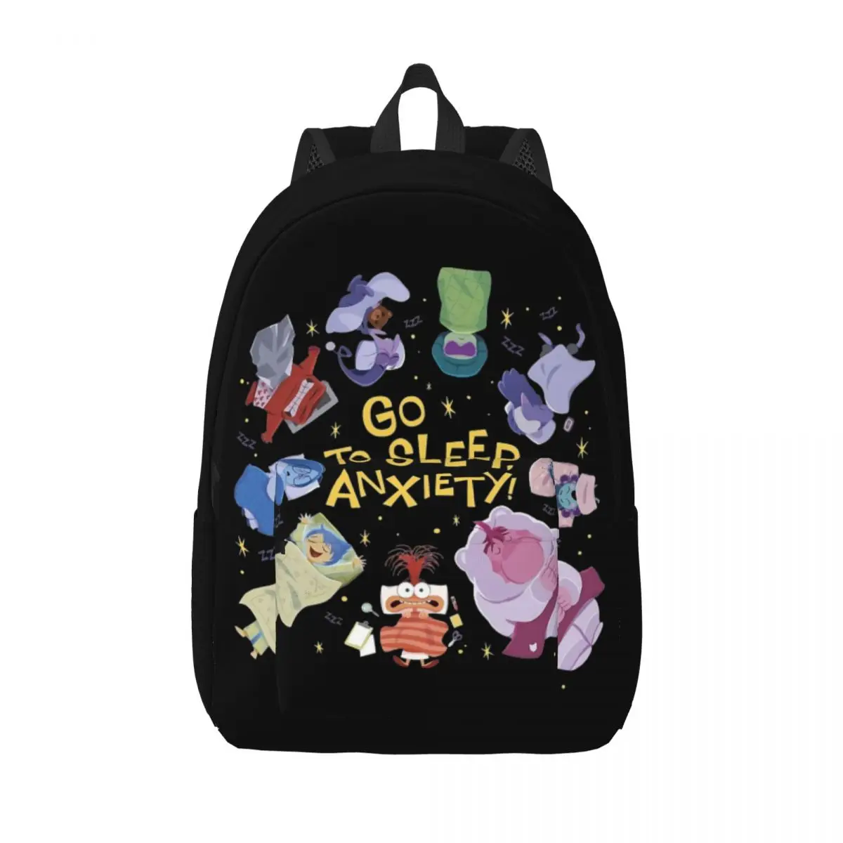 

Inside Out 2 Cartoon Emotion Backpack for Preschool Kindergarten School Student Bookbag Boy Girl Kids Daypack Durable