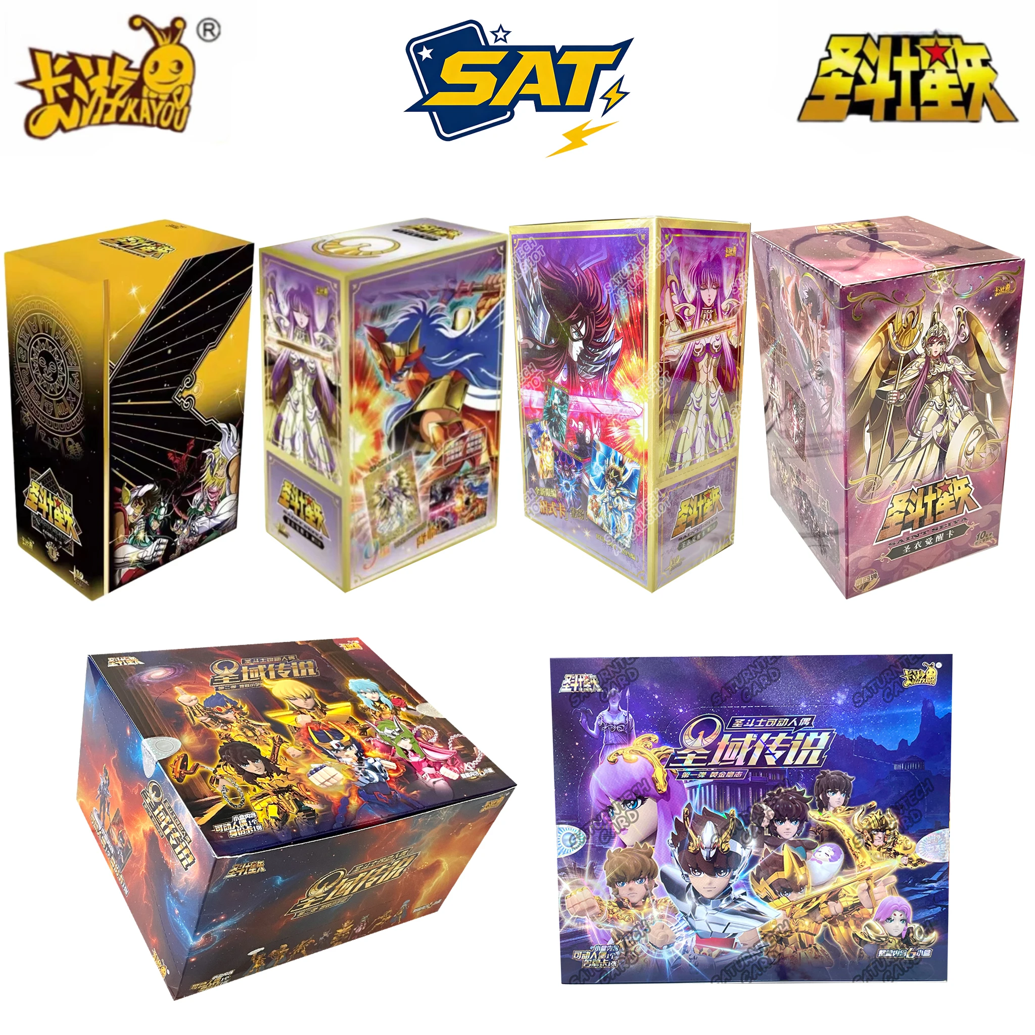 Kayou 聖闘士星矢 カードクロス覚醒 Vol.4 パック レア SE BP ミステリーボックス アニメコレクションカード 誕生日 子供のおもちゃ ギフト