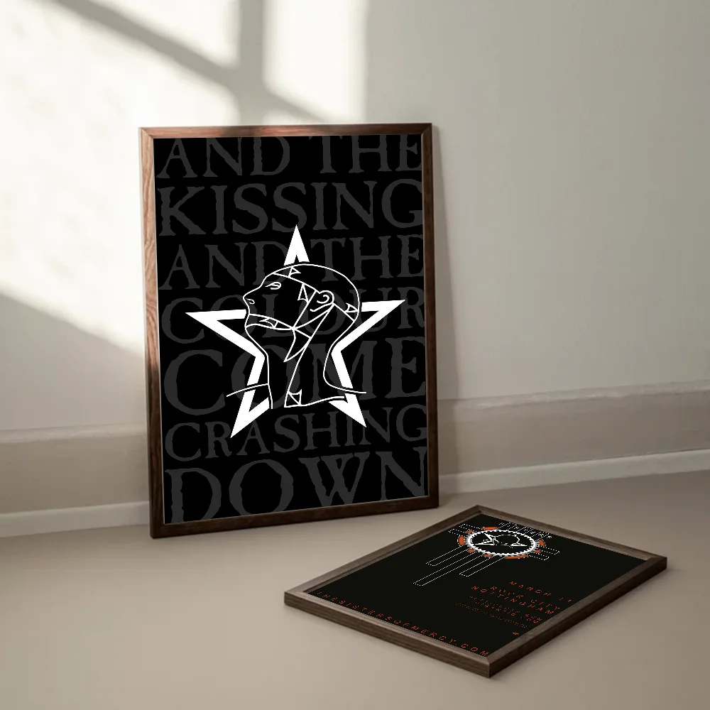 The Sisters of Mercy DIY Sticky Poster Vintage Room Bar Cafe Decor Home Decor