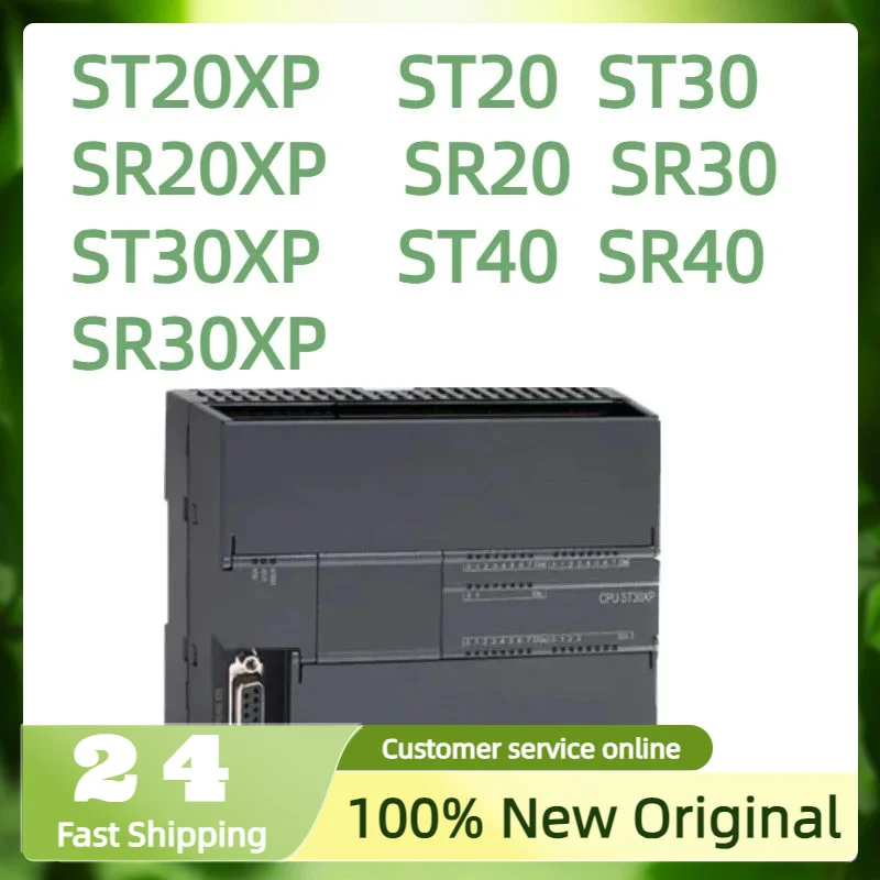 

100% New S7-200SMART Compatible with ST20XP SR20XP SR20 ST30 SR30 ST40 Extensible Own analog input/outpu