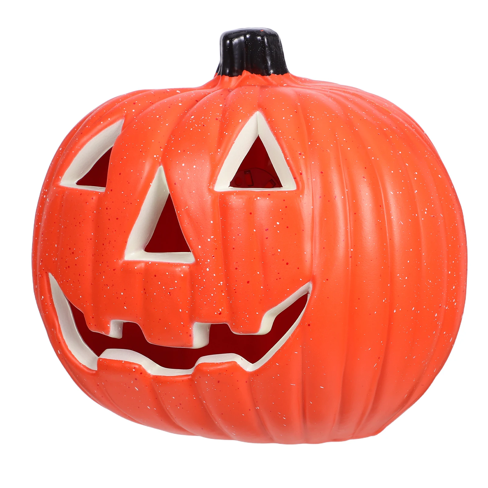 Light Led Operated Durable Plastic Lighted Party Supply Large Jack O Lantern Decor Glow Fade Resistant Outdoor Halloween