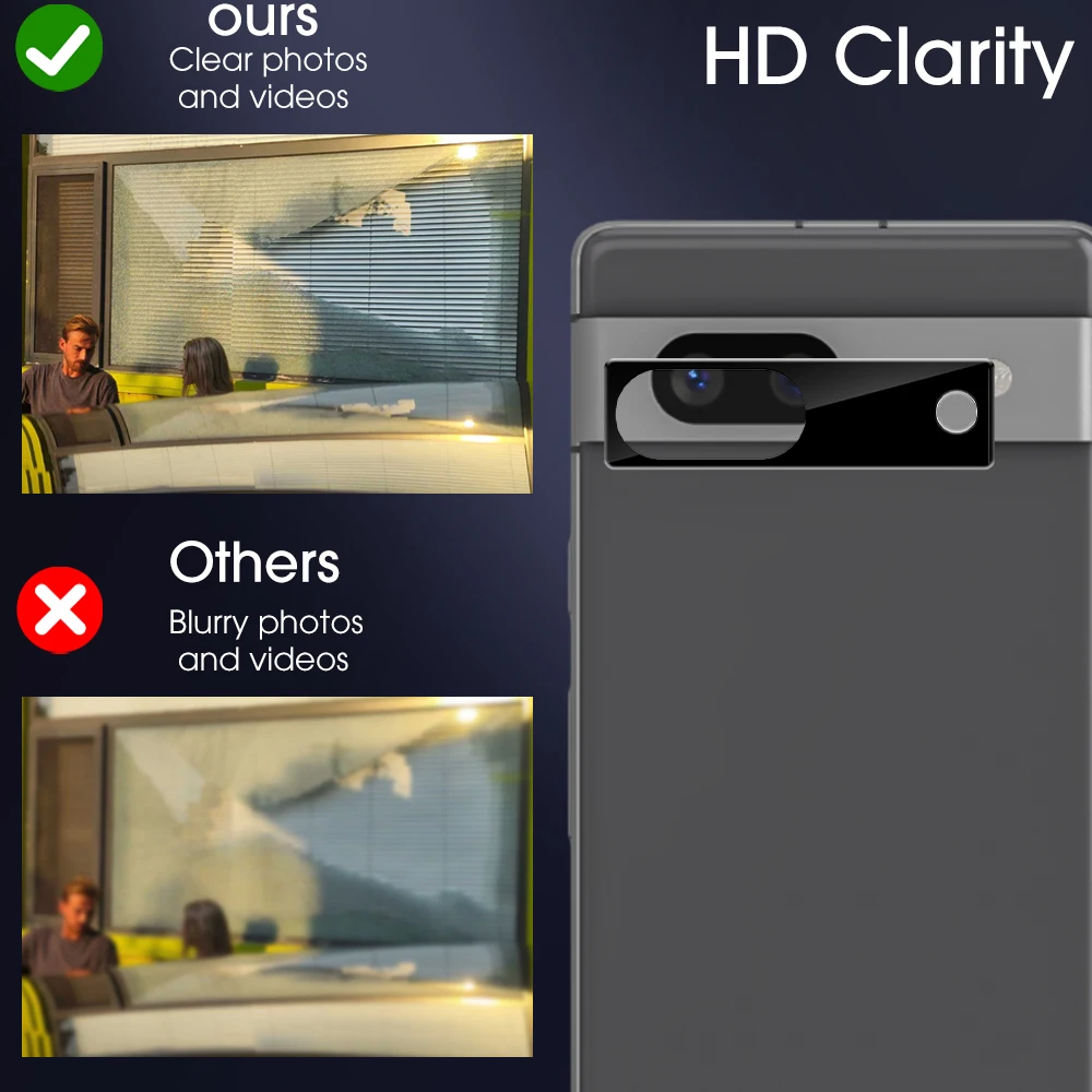 Закаленное стекло для камеры Google Pixel 7A, полноэкранная пленка, защита экрана, 3D изогнутая защитная пленка против царапин